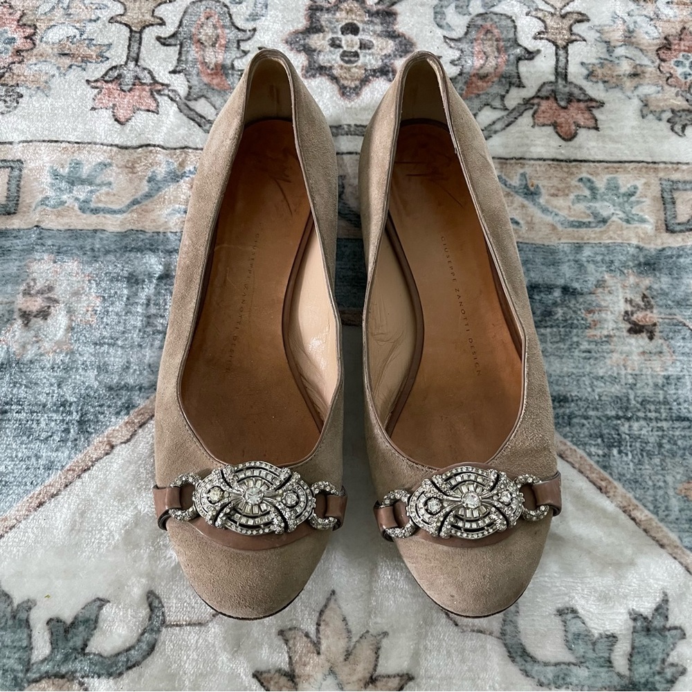 Giuseppe Zanotti Embellished Flats